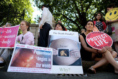 愛爾蘭人信奉天主教是不容許墮胎行為。(圖:網絡)