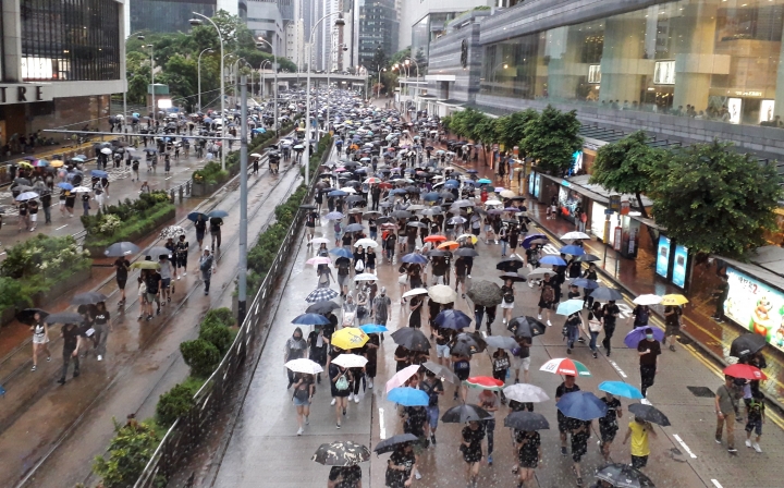 8成年青人曾參予反送中示威。（圖：基督日報）