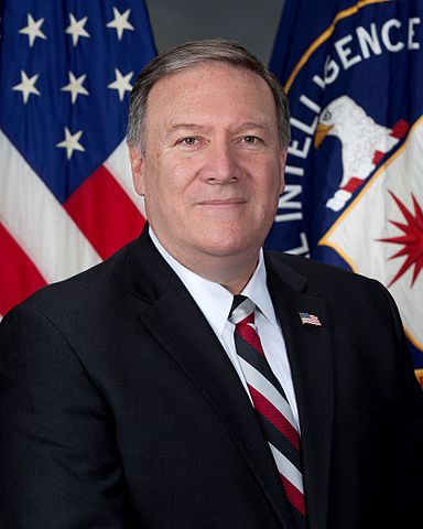 美國國務卿蓬佩奧（Mike Pompeo）