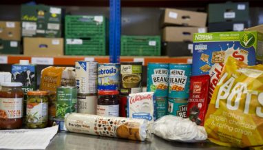 英國一家食物銀行。（圖：Lincoln Foodbank） 