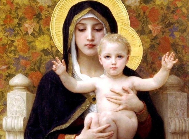 《The Virgin of the Lilies》，William-Adolphe Bouguereau, 1899。（圖：維基百科） 

 