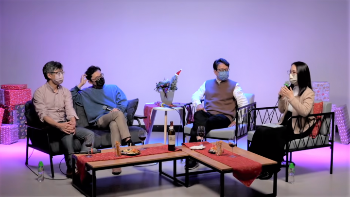 論壇講員（左起）：黃厚基傳道、陳韋安博士、關瑞文教授。（圖：YouTube擷圖） 

 