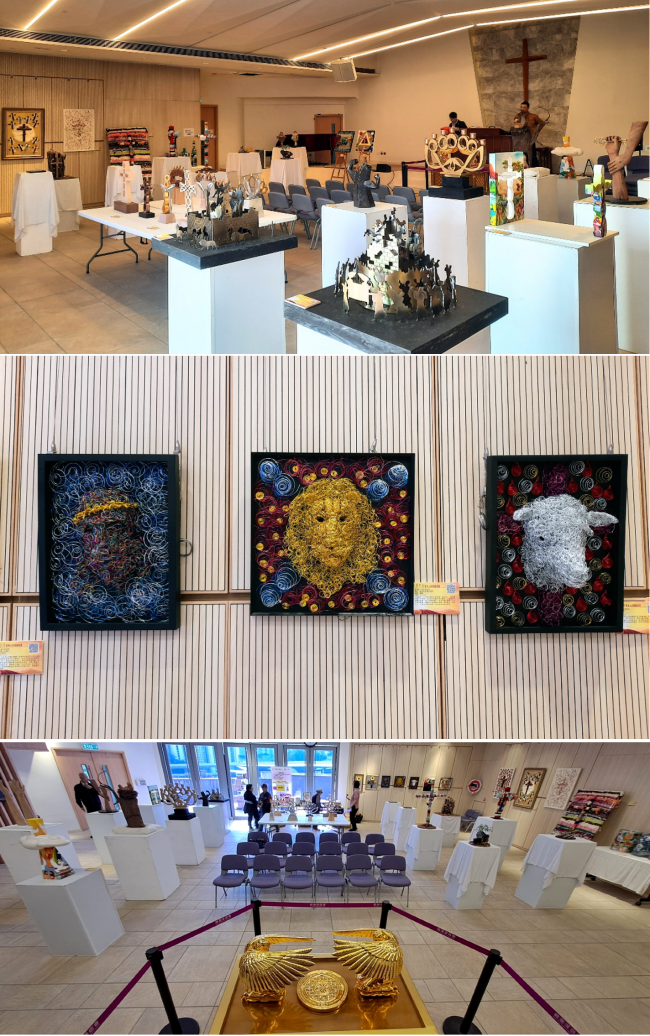 本次展覽由香港藝術動力主辦，這是該展覽的第八回，展出44件作品，包括藝術裝置、繪畫、雕刻和攝影等。(圖：基督日報)