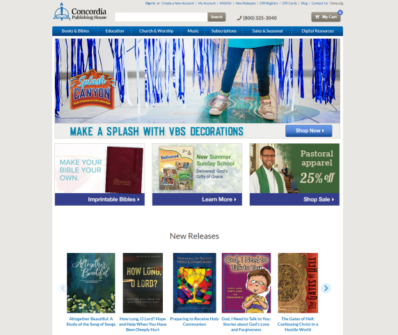 Concordia Publishing House_Website